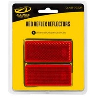 Red Reflectors (2Pk) Qabp7030R Alliance Truck Parts 
